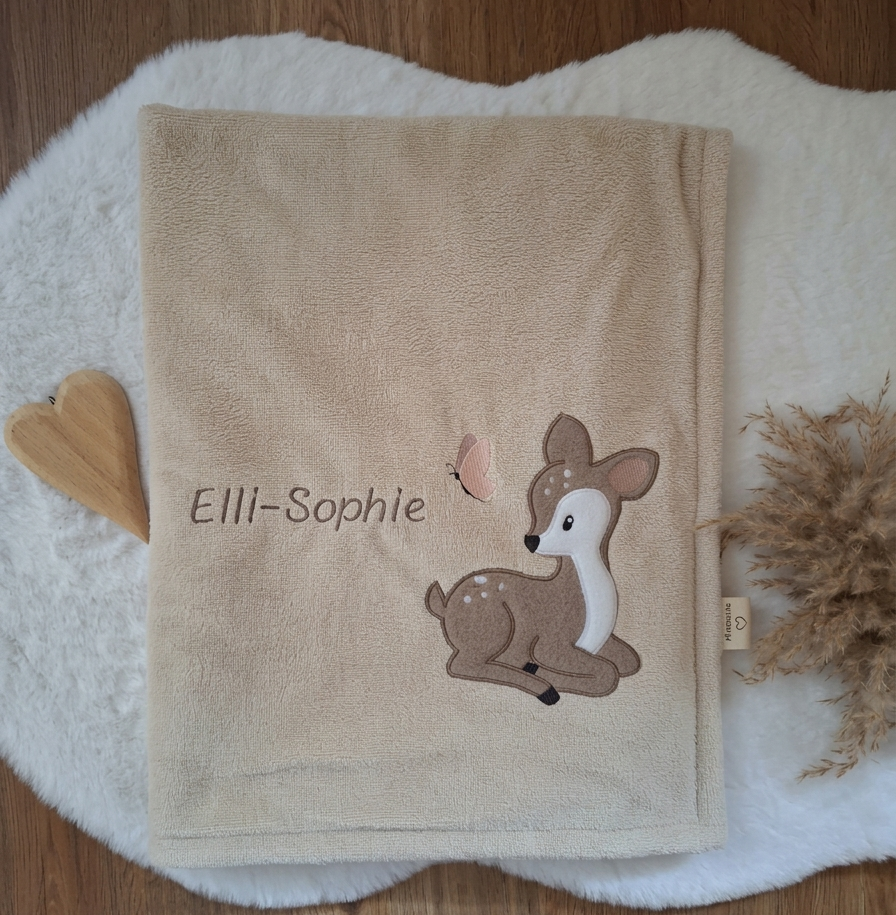 Kuscheldecke đ€ Rehkitz