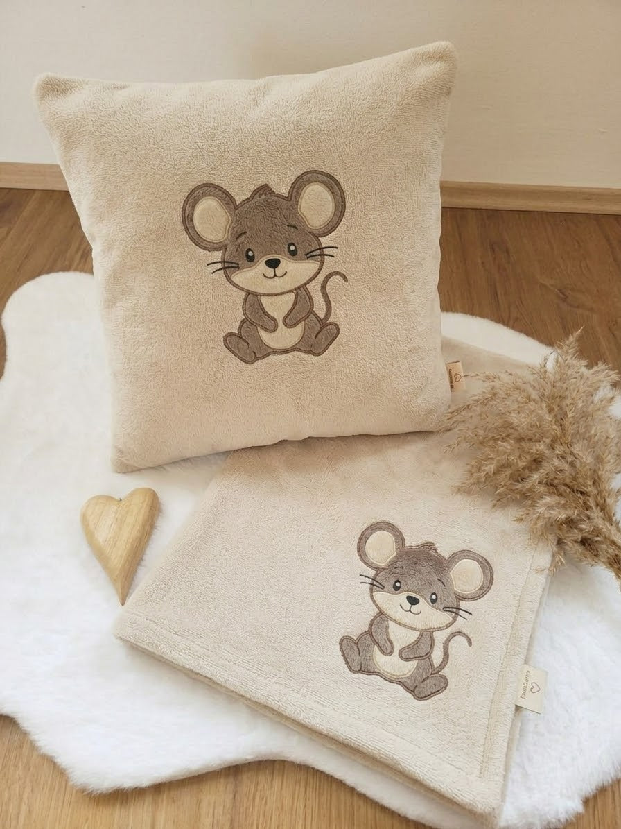 Kuschelset Maus