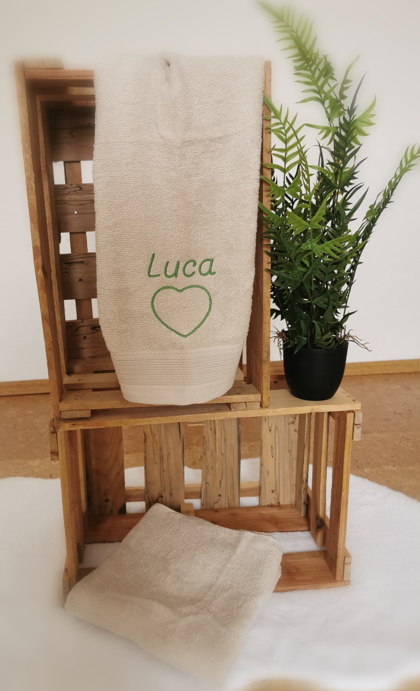 Handtuch mit Wunschname