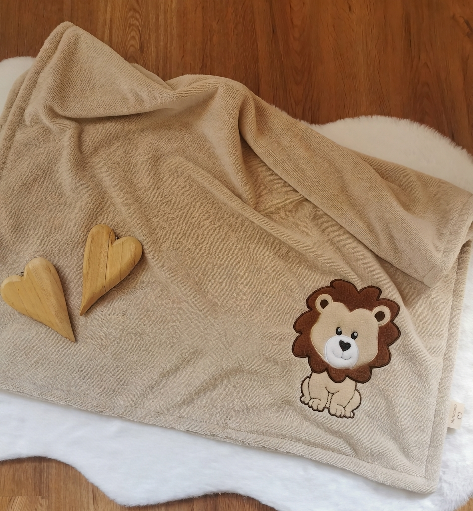 Kuscheldecke 🦁 Löwe