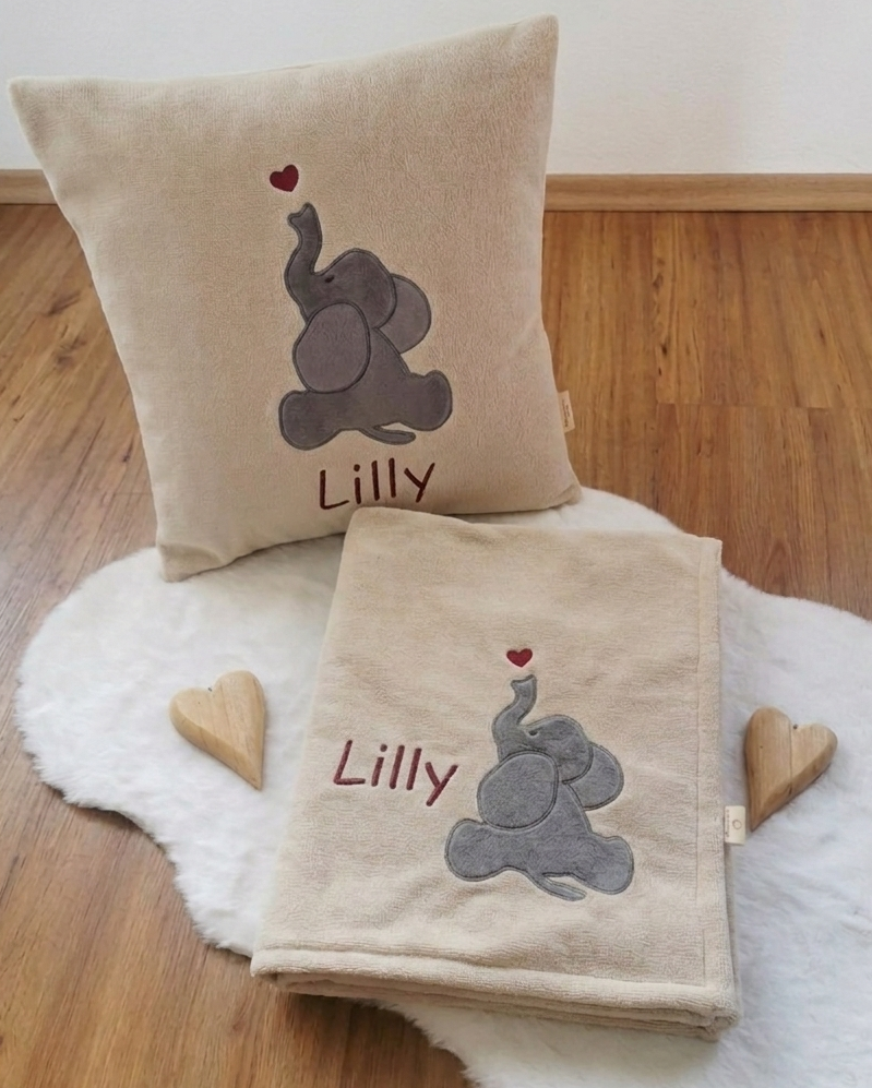 Kuschelset 🐘 Elefant