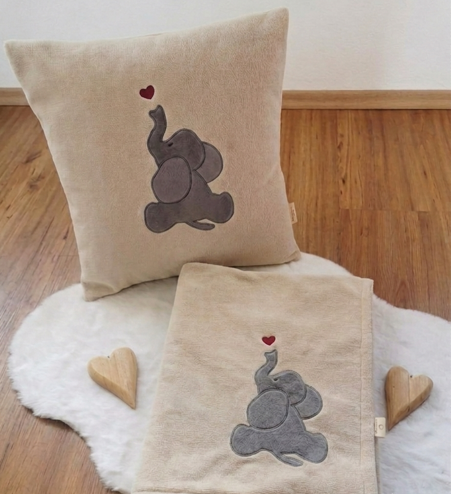 Kuschelset 🐘 Elefant