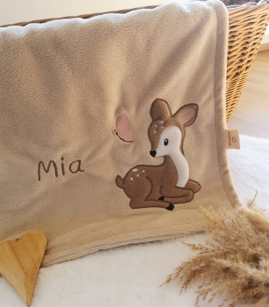 Kuscheldecke 🤎 Rehkitz