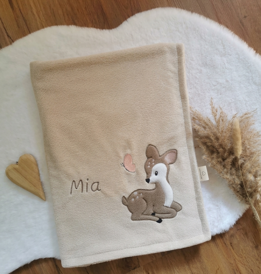 Kuscheldecke 🤎 Rehkitz