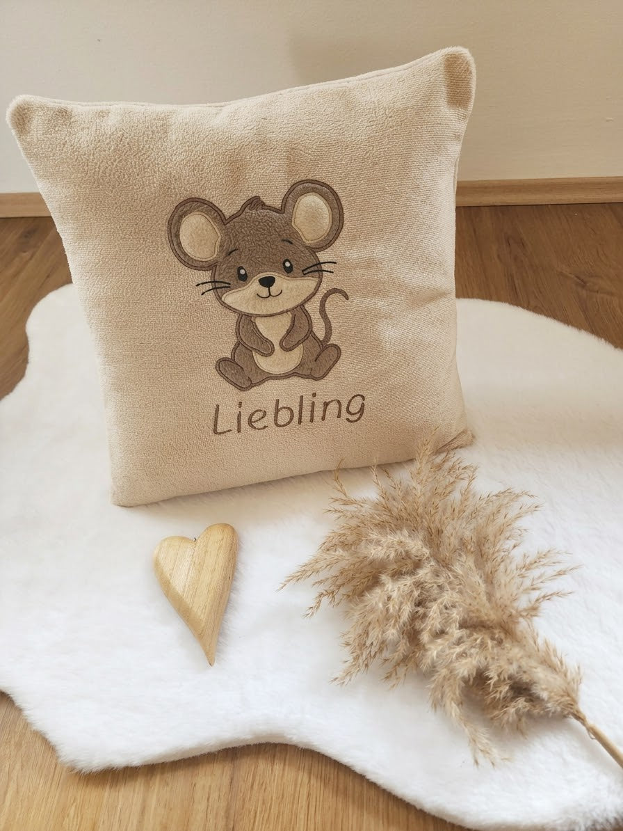Kuschelkissen Maus
