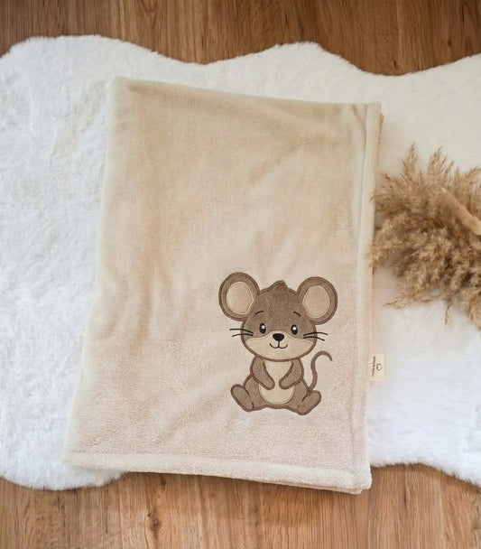Kuscheldecke Maus