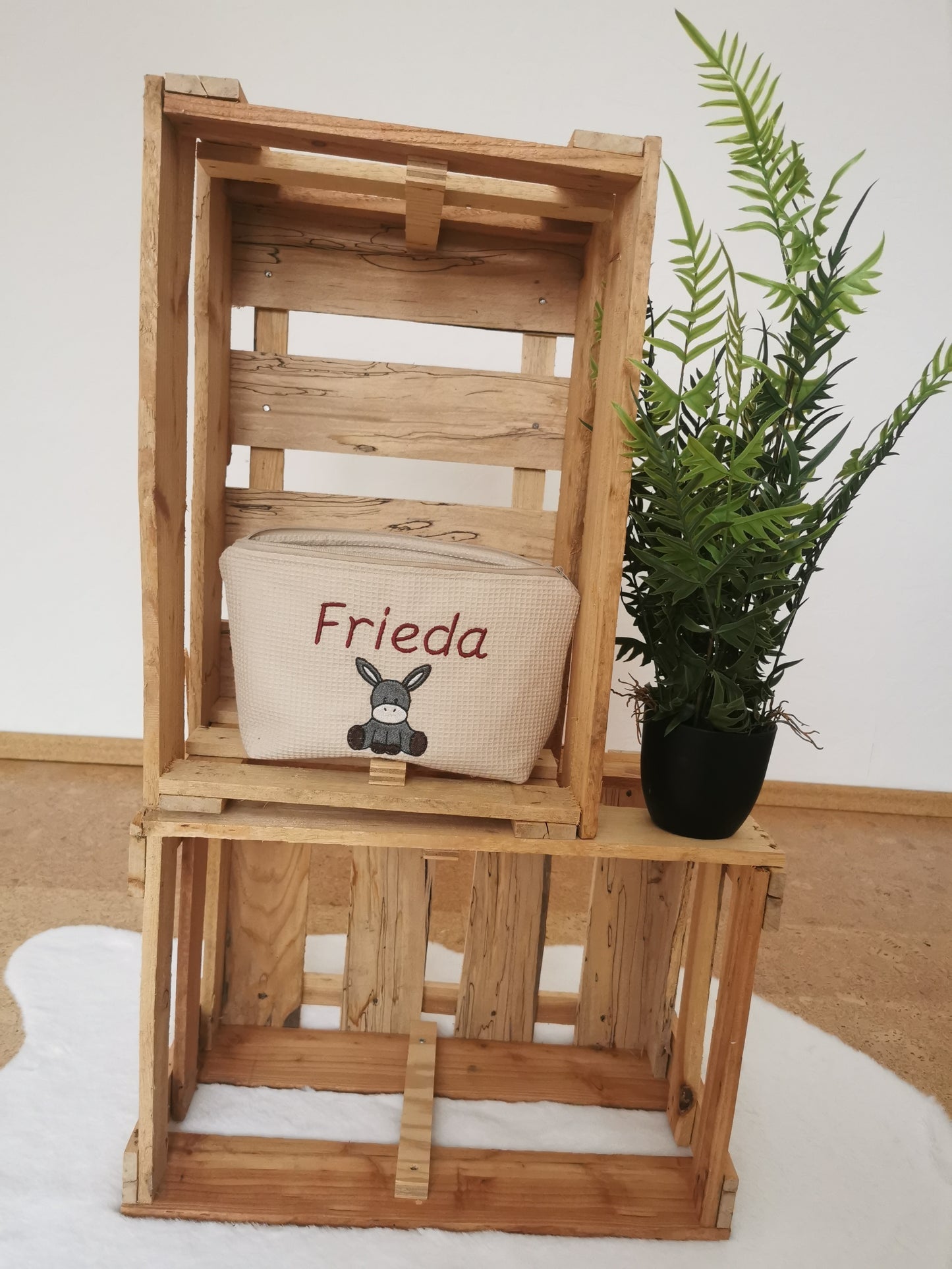 Waffel-Täschchen 🤍 Esel