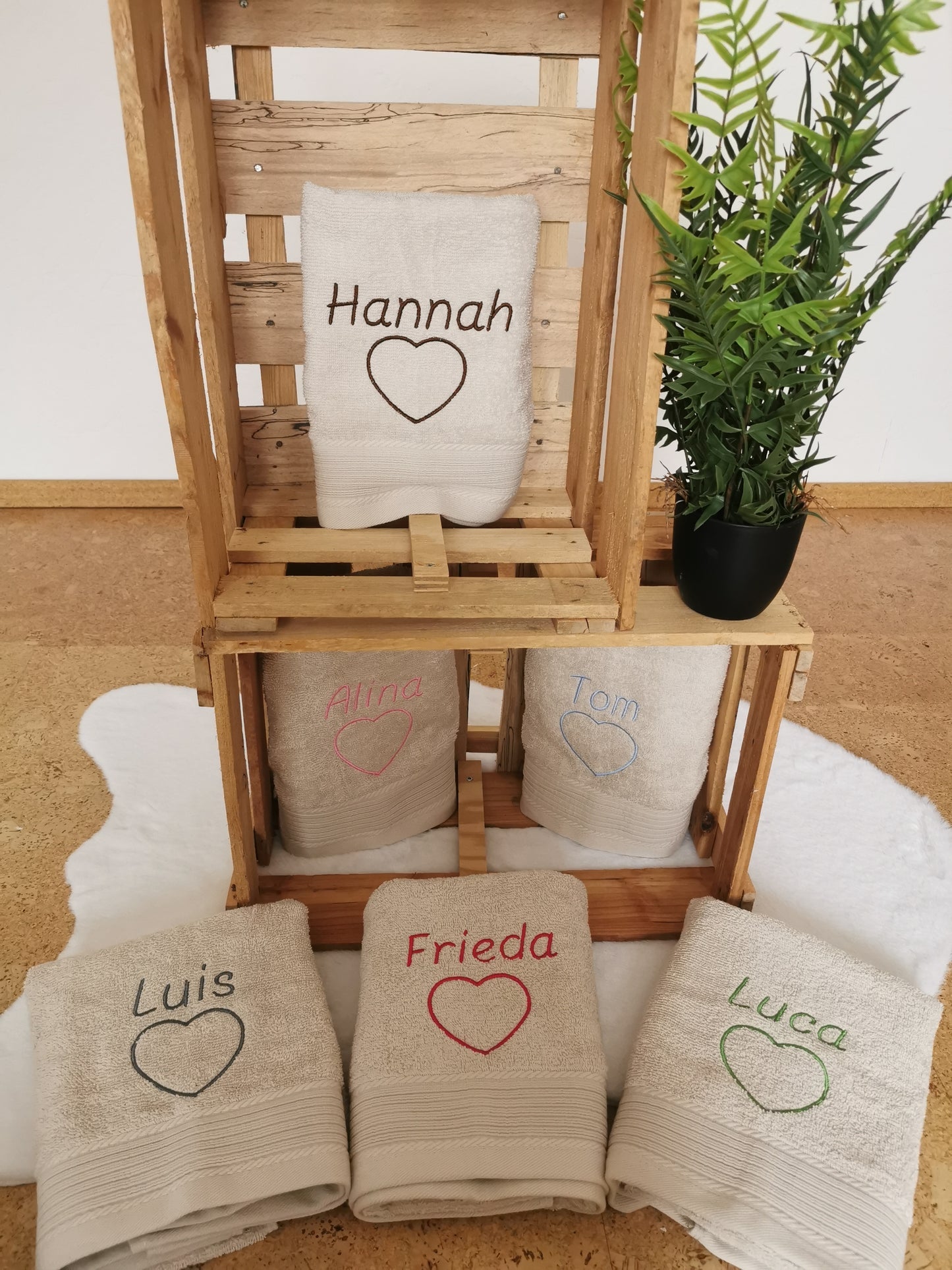 Handtuch mit Wunschname