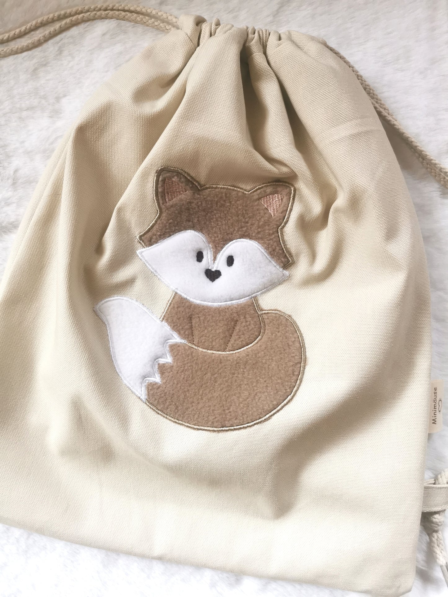 Kordelzug-/Turnbeutel Fuchs