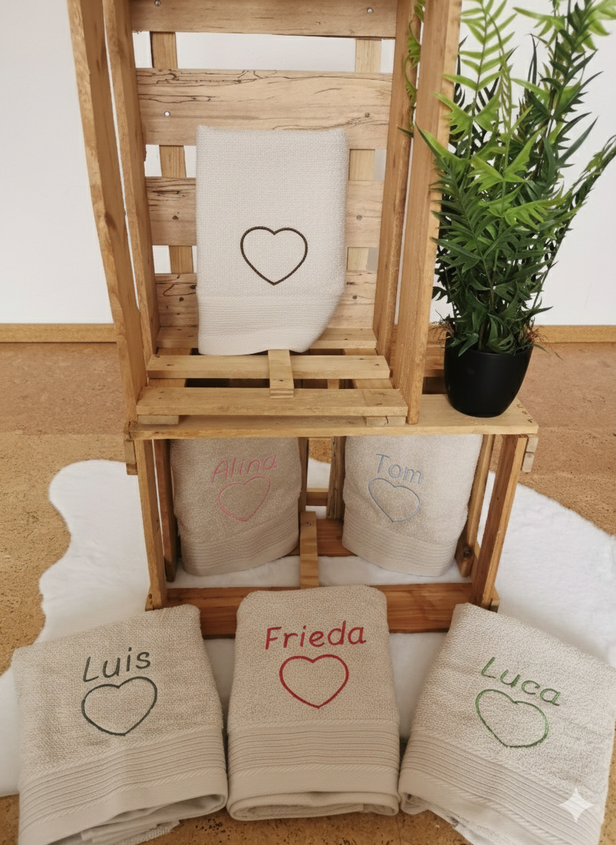 Handtuch mit Wunschname