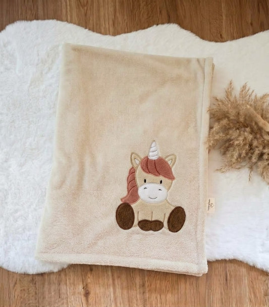 Kuscheldecke Einhorn