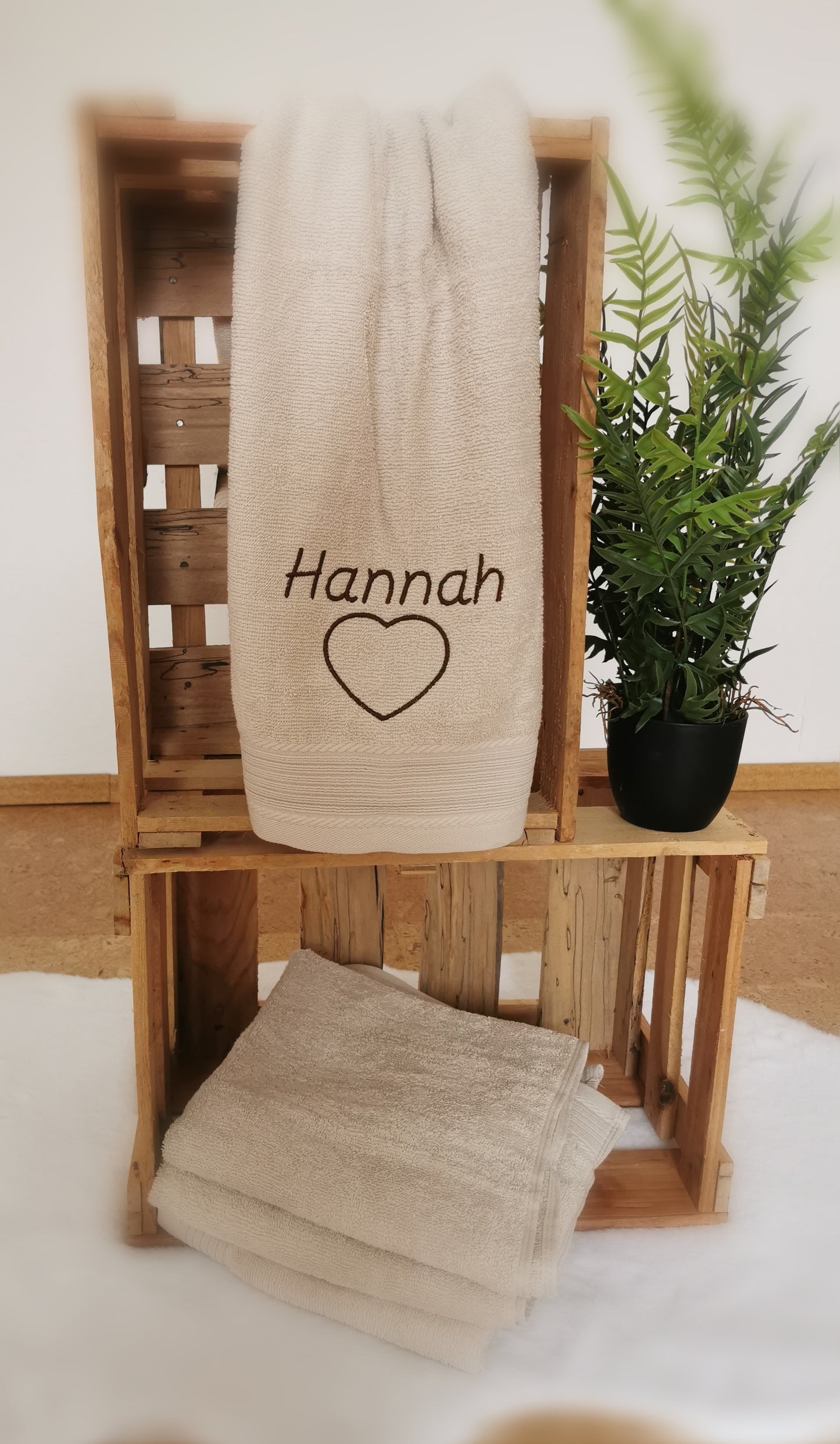 Handtuch mit Wunschname